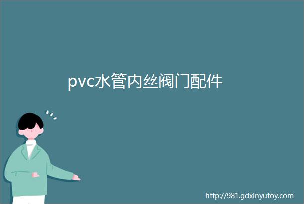 pvc水管内丝阀门配件